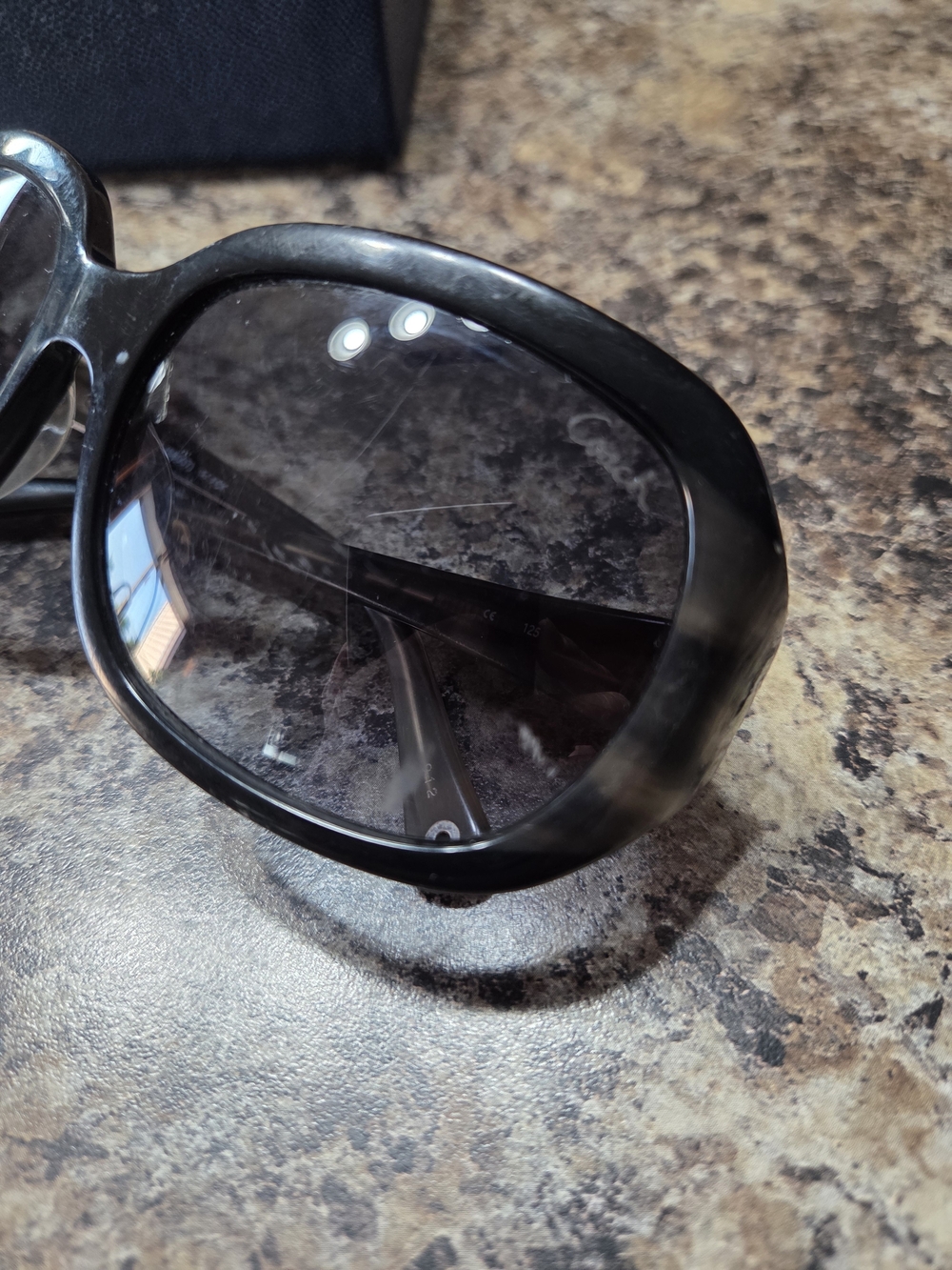 Coach Flora S8007 Black & Brown Tortoise Oversized Sunglasses - Picture 4 of 11